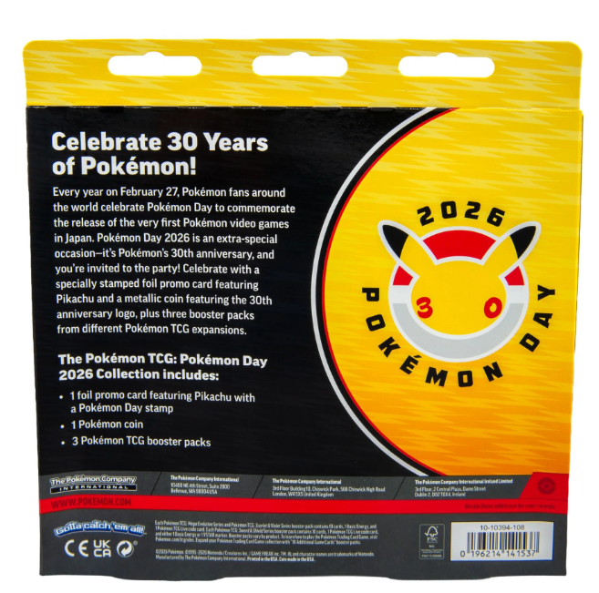 Pokémon Day 2026 Collection – MCAP