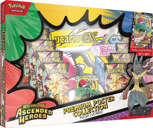 Mega Lucario ex Premium Poster Collection – Ascended Heroes (ASC)